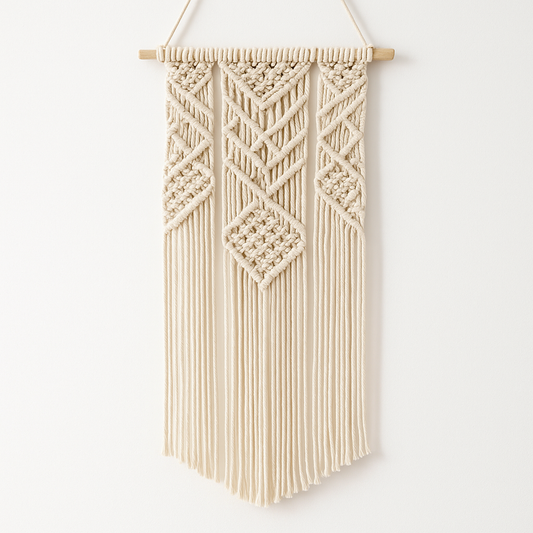 Macrame Wall Hanging – Art-Deco Knot Series