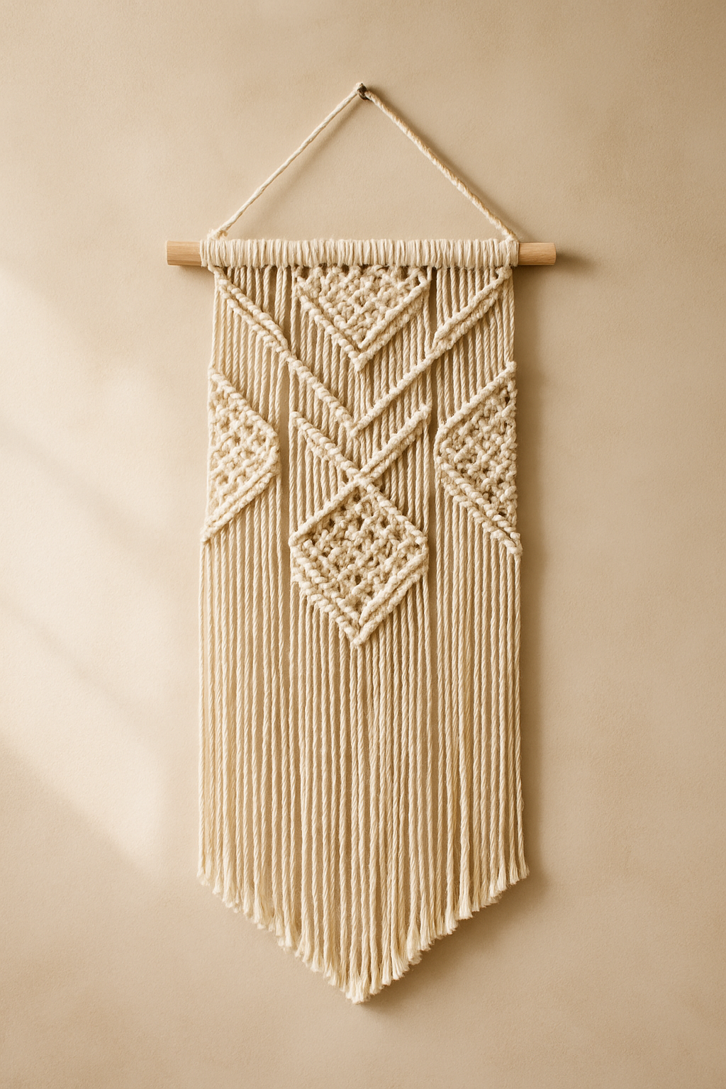 Macrame Wall Hanging – Art-Deco Knot Series